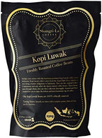 Shangri-La Coffee - Wild Kopi Luwak Coffee Whole Beans - Ethically Sourced - 250 Grams (8.8oz) (Other Weights & Bean Types Available) - Produce of Indonesia