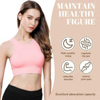 48Pcs Castor Oil Patches, Organic Cotton Castor Oil Pack Wrap Breathable, Self-Adhesive Pads for Belly Button Patch Portable, Anti Leakage No Wash