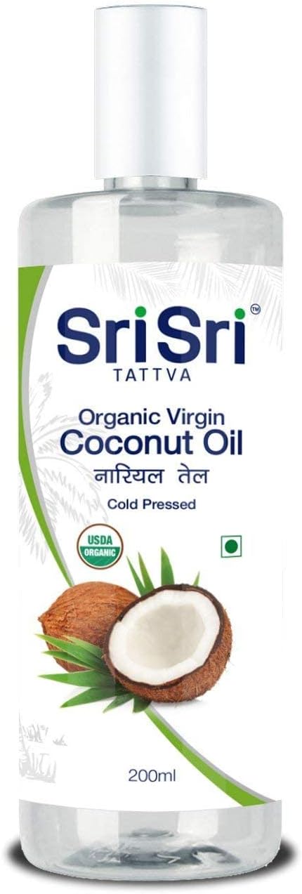 Sri Sri Tattva Organic Virgin Coconut Oil (200ml Pack of 2)