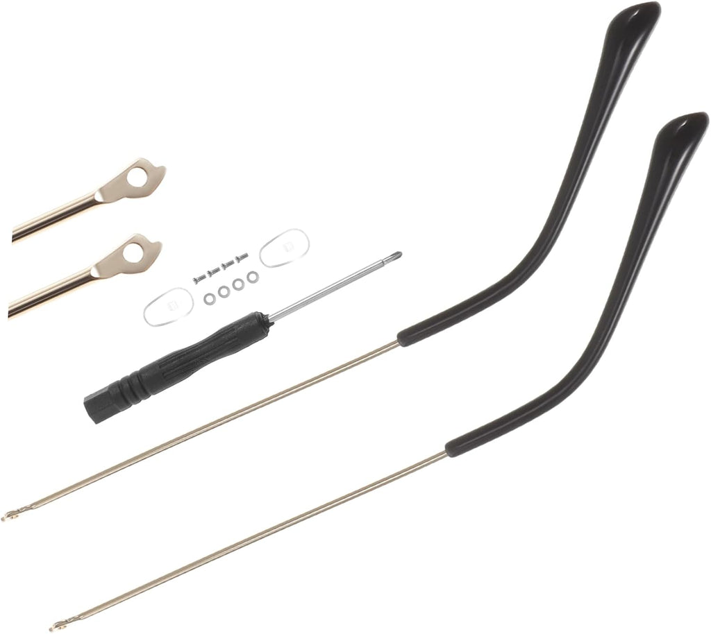 Didiseaon Metal Eyeglass Replacement Arm Glasses Retainer Metal Frame Temples Glasses Repair Kit