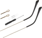 Didiseaon Metal Eyeglass Replacement Arm Glasses Retainer Metal Frame Temples Glasses Repair Kit