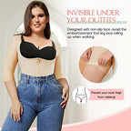 MERYOSZ Full Body Waist Trainer for Women Zipper Tummy Control Bodysuit Upper Arm Shaper Open Bust Slimmer Corset Shapewear
