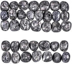 Nupuyai 1lb(About 460g) Polished Tumbled Stones Irregular Crystals for Healling/Energy/Wicca Smooth Labradorite Stones for Home/Gardden Decor 0.7"-1.4"