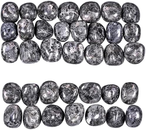 Nupuyai 1lb(About 460g) Polished Tumbled Stones Irregular Crystals for Healling/Energy/Wicca Smooth Labradorite Stones for Home/Gardden Decor 0.7"-1.4"