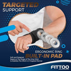 FITTOO Wrist Brace for TFCC Tears, Real Copper Infused TFCC Wrist Brace with Ring Pad for TFCC Tears, Ulnar Sided Wrist Pain, DRUJ Instability, Universal Size for Men & Women Right-L