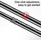 Anti-Slip Aluminum Alloy 4-Leg Folding Crutches for Elderly – Portable Multi-Function Walking Cane with Non-Slip Pads & Adjustable Height