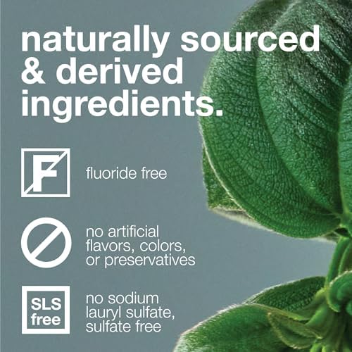 Davids Fluoride Free Kids & Adults Toothpaste, Teeth Whitening, Antiplaque, SLS (Sulfate) Free, Promotes Enamel Health, Mouth & Gum Detox, Natural Strawberry Watermelon, 5.25oz
