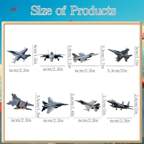 Airplane Birthday Party Decorations - 40PCS Airplane Cupcake Toppers Bday Decoration Cupcake Picks Decor Baby Shower Supplies