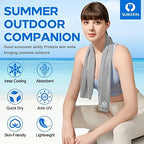 Sukeen 4 Pack Cooling Towels (40"x12"),Ice Towel,Soft Breathable Chilly Towel,Microfiber Towel for Yoga,Sport,Running,Gym,Workout,Camping,Fitness,Workout & More Activities