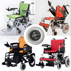 Wheelchair Casters/Wheels (Pair) 8” x 2” (200x50) Pneumatic Tire Wheels with 8mm Bearings for Electric Wheelchair Front Wheels
