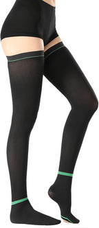 T.E.D.Anti Embolism Compression Stockings,15-20 mmHg Thigh High Knee High Ted Hose Medical Grade Support Socks with Inspect Toe Hole