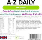 Multivitamin A-Z Daily Tablets 90 Tablets by Lindens