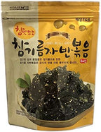 Korean Premium Roasted and Sea Salted Seasoned Seaweed Laver Snack 50g (Pack of 2)