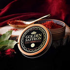 Golden Saffron, Finest Pure Premium All Red Saffron Threads, Grade A+ Super Negin, Non-GMO Verified. For Tea, Paella, Rice, Desserts, Golden Milk and Risotto (10.0 Grams)
