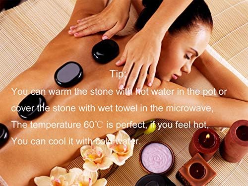 2 Pcs Green Hot Massage Stones Set Natural Jade Rock SPA Massager 3.14 x 2.36 in(6x8cm)