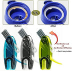 4 in 1 Cup Lid Cleaning Brush Set Multifunctional Bottle Brush Cleaner Tiny Bottle Cup Lid Brush Straw Cleaner Tools Mini Silicone Bottle Cup-Holder Cleaner with Hook Remover Blue Green Grey