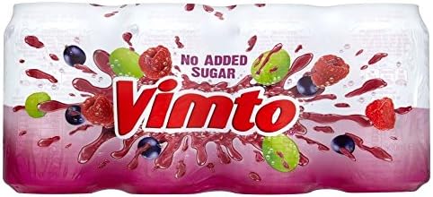 Vimto Sparkling Fruit Juice No Added Sugar (8x330ml) - Pack of 2