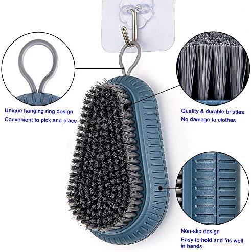 Scrub Brush, Household Laundry Cloth Shoe Cleaning Brushes with Non-Slip Design, Quality Durable Cleaning Washing Brush