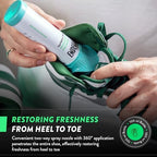 Endees UpFresh 360° Shoe Deodorizer Spray – 3 x 3.38 Fl Ozl I Foot Odor Eliminator Shoe Spray for Smelly Shoes, Feet, Sneakers, Boots, and Gym Bags, Stinky Smell Elimination Deodorant, Travel Size