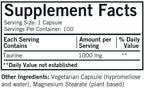 Kirkman L-Taurine 1000 mg - Hypoallergenic | 100 Vegetarian Capsules