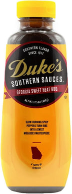 Duke’s Georgia Sweet Heat Southern Sauce - Molasses & Spicy Pepper Blend, 17.5 Ounce (Pack of 1)