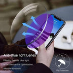 Far and Near Dual-Use Reading Glasses, 2025 New Sapphire High Hardness Anti-Blue Progressive Glasses