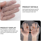 GALPADA 100pcs Facial Gauze Mask Sheets for Spa and Salon Use Pre-cut Moisturizing Gauze Facial Mask White Care for Skincare Routine