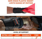Ergodyne ProFlex 4010 Double-Strap Right Wrist Support, Black, Medium