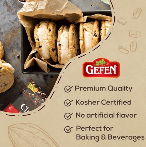 Gefen Vegan Semi Sweet Real Dark Chocolate Chips, Dairy Free 9oz (3 Pack),Nut Free, Lactose Free, Kosher, Great for Baking