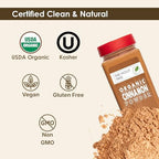 Organic Cinnamon Powder 15.90 oz - Organic Ground Cinnamon Bulk Spice - USDA Certified, Gluten Free, Kosher - For Baking & Cooking - The Holly Tree