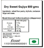 Ghasitaram Gifts Dry Sweet Gujiya 600 gms