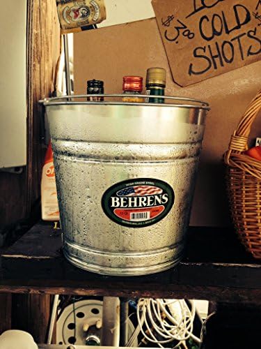 Behrens 1212GS Galvanized Steel Utility Pail, 12 Quart