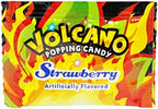 Volcano Strawberry Flavor Popping Candy (1 x 1.06 oz Bag)