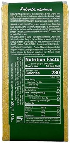 Sanniti Italian Instant Polenta, 17.6 oz (Pack of 4)