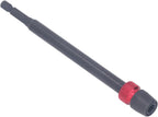 Impact Socket Adapter, 1/4in Hex Shank Drill Bit Extension Alloy Steel Drill Socket Adapter Screwdriver Socket (15cm)