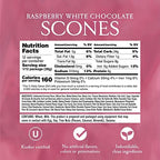 English Scone Mix, Raspberry White Chocolate by Sticky Fingers Bakeries – Easy to Make English Scones Fresh Baked, Makes 12 Scones (1pk)