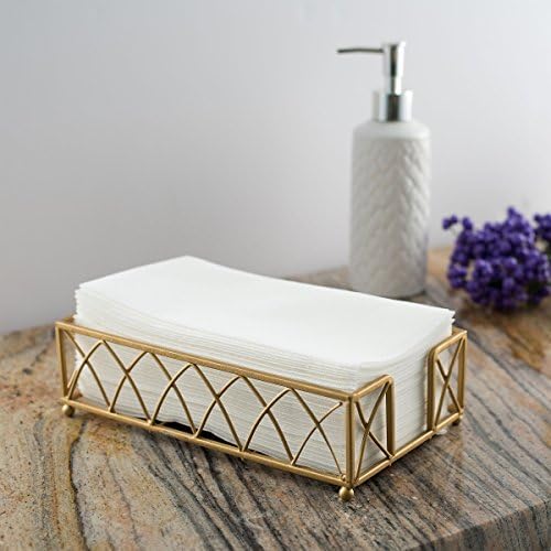 1000-Pack BloominGoods Disposable Bathroom Napkins | Linen-Feel Guest Towels, Made In USA | Cloth-Like Hand Tissue Paper, White, 12" x 17"