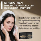 2-Pack Gray Hair Reverse Bar Black Soap for Beard & Hair Darkening and Deep Cleaning Natural Solid Shampoo for Normal to Oily Hair