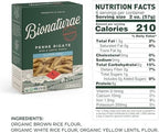 Bionaturae Penne Rigate Pasta Noodles - Gluten Free Pasta Organic, Rice & Lentil Pasta, Kosher Certified, High Protein, Non-GMO Verified, USDA Certified, Gluten Free Pastas, Crafted in Italy - 12 Oz