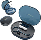 New Double-layer Retainer Storage Case with Belt Chewing,Removal Tool,Cleaning Brush,Built in Mirror Orthodontic Retainer Case