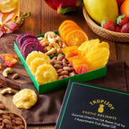 Dried Fruit Gift Basket - 7 Tropical Flavor Adult Easter Baskets |12.5oz Soft Dried Fruit and Nuts Gift Basket - Dried Fruit Basket Gift - Dry Fruits Gift Box | Easter Gifts for Adults Passover Gifts