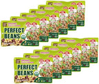 Organic Fully Cooked Perfect Beans -Eat More Beans Steamed bean, Economy Pack, USDA Organic Vegan Vegetarian Healthy Keto Food- Variety of Organic Edamame, Chickpea, Black Beans, Green Peas, Kidney Beans (12 Packs, 5 oz)