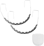 Temporary Clip on Teeth, Fake Braces Kit with Brackets & Wire, Suitable for Orthodontists to Explain and Practice for Dental Students - Brackets Falsos Para Dientes(Black)