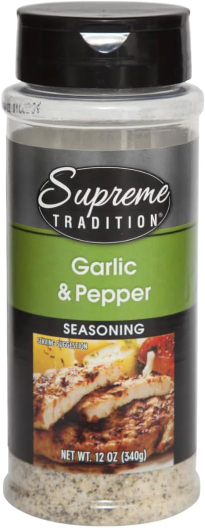 Generic Garlic & Pepper Seasoning, Supreme Tradition, 12 oz
