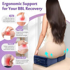 AOSSA Brazilian Butt Lift Pillow, BBL Pillow After Surgery for Butt Sitting, BBL Supplies Post Surgery, Booty Pillow for Home, Office Chair, Driving Car – Butt Lift & Recovery Foam Support Cushion