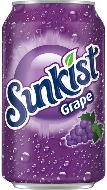 Sunkist Grape Soda 12Oz 24/Cs
