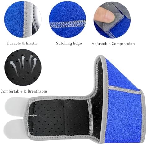 Prasacco Kids Ankle Brace Set, 2 Pairs Compression Sleeve and Adjustable Wrap, Breathable Foot Support Stabilizer for Injury Prevention, Sprains, Active Play, Daily Wear