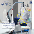 EZ Assistive Patient Lift Sling, Universal Hygiene Mesh Lift Sling for Toileting, Lift Sling for Elderly, 500lbs(230kgs)