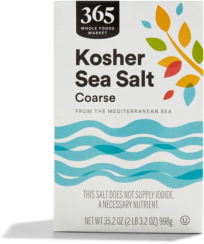 365 by Whole Foods Market, Kosher Sea Salt, Coarse, 2.2 lb