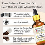 Greenwood Essential Pure Peru Balsam Essential Oil (Myroxylon pereirae) with Glass Dropper Steam Distilled (Pack of Two) 100ml X 2 (6.76 oz)